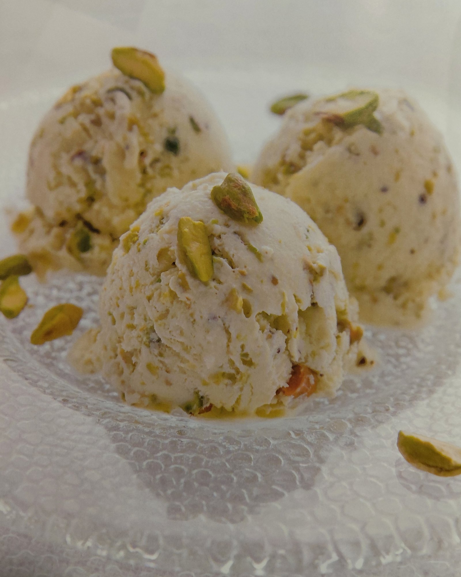 Helado de pistacho 