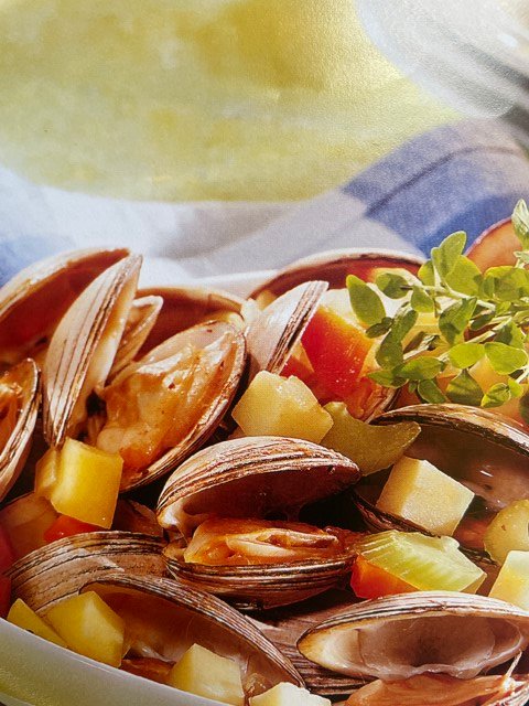 Sopa de almejas
