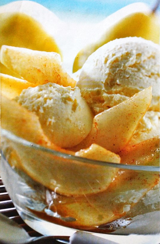 Helado de pera