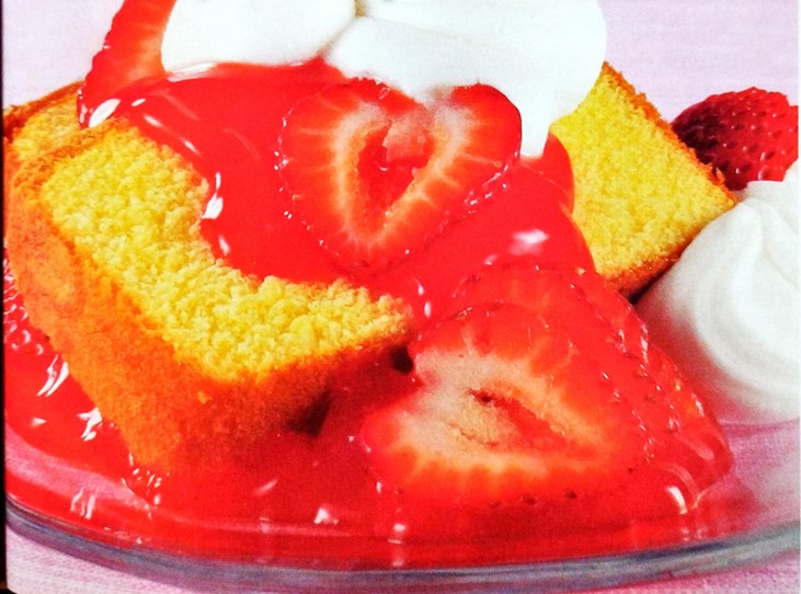 Panqué de fresas