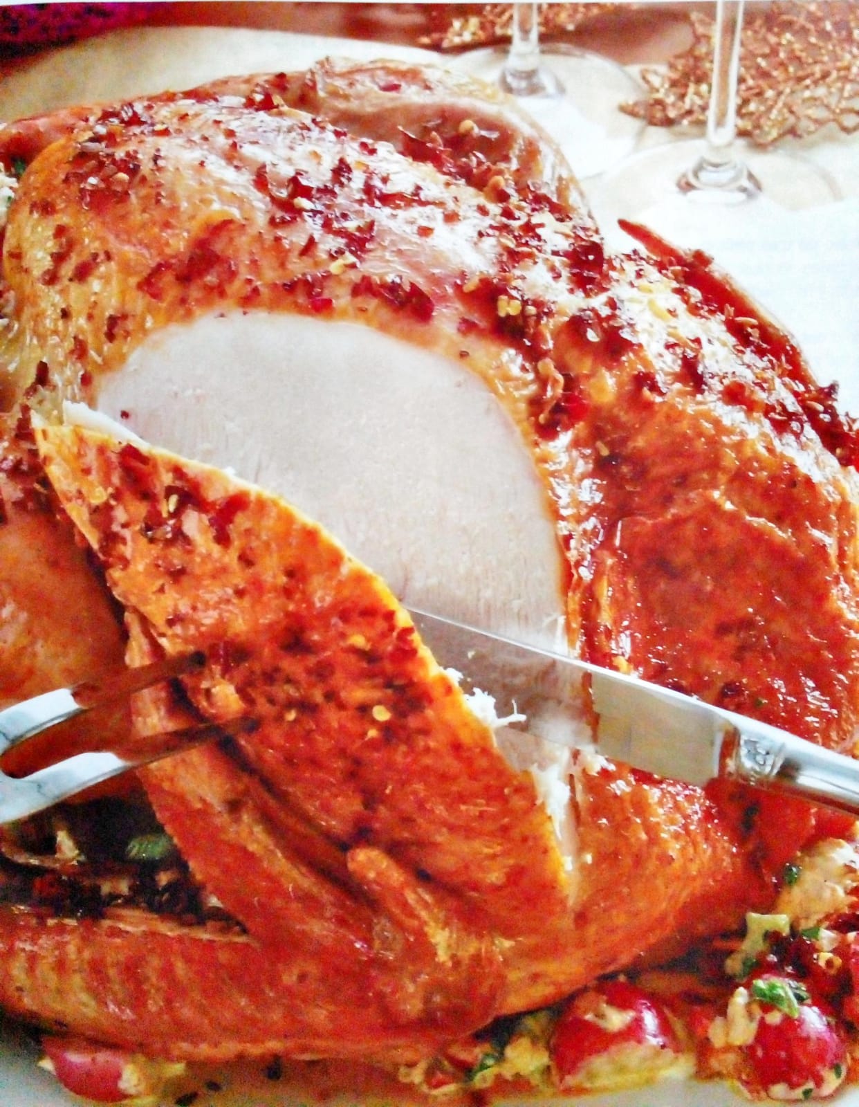 Pavo al chile de árbol