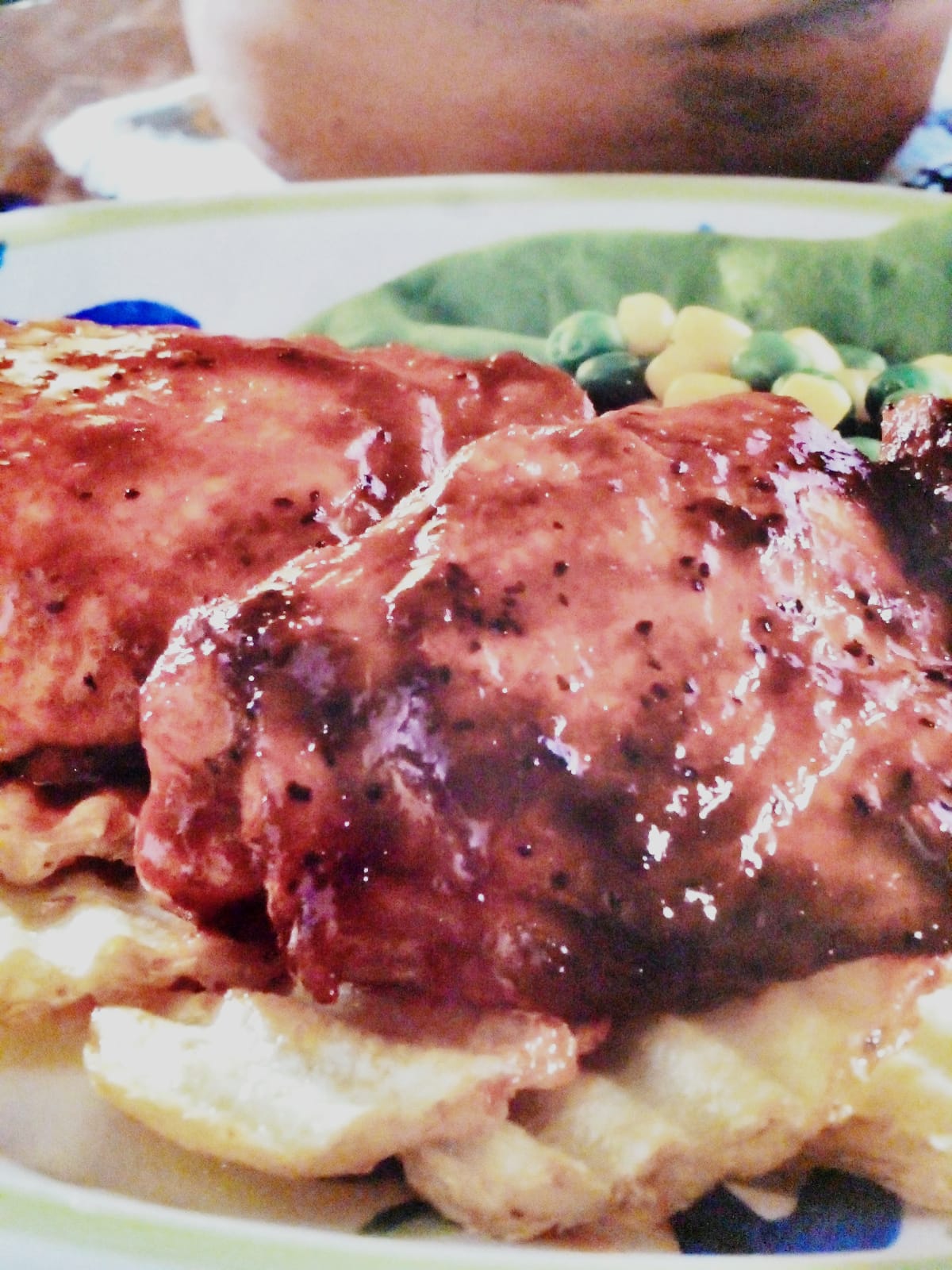 Pollo con miel de piloncillo
