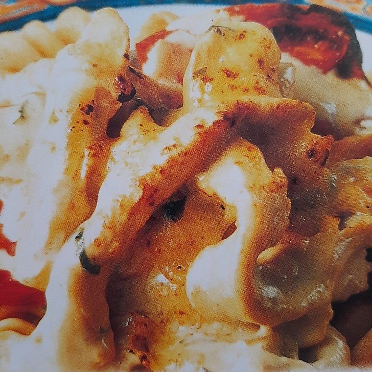 Gratín de pollo y pasta