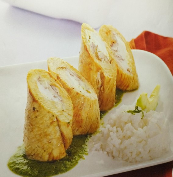 Pechugas Rellenas de Queso y Crema