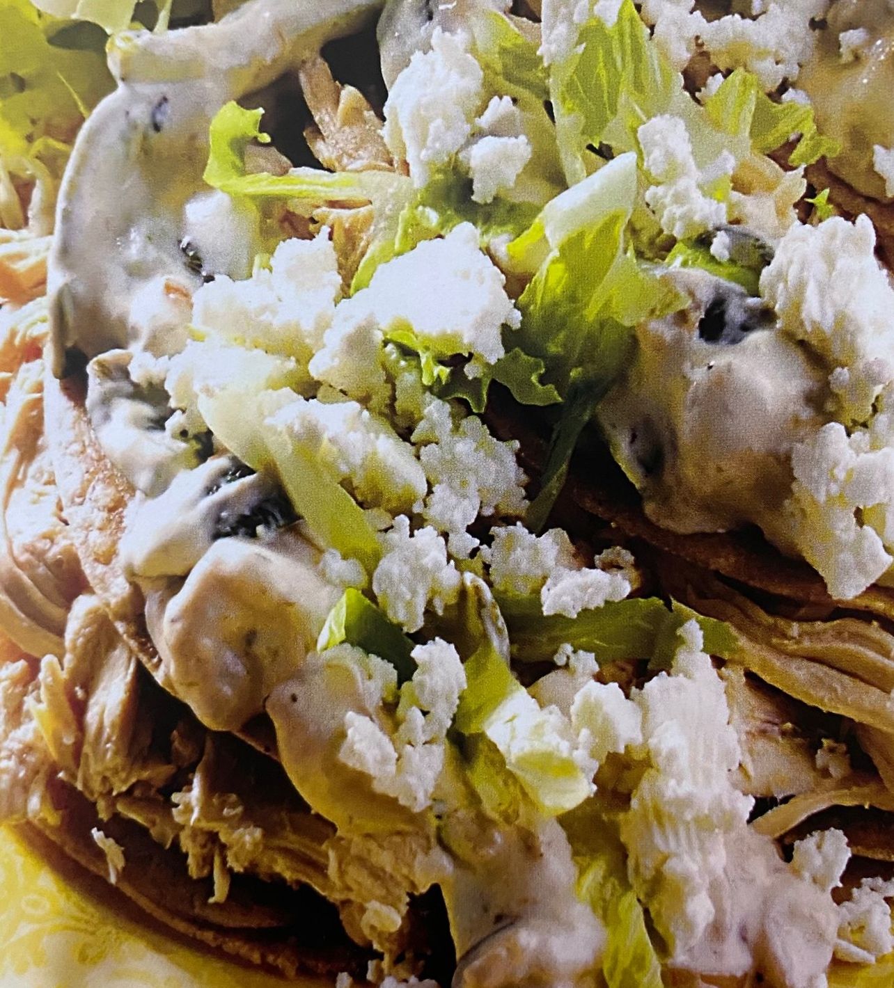 Enchiladas de cacahuate