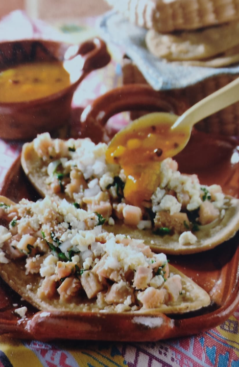 Tlacoyos de pancita 	