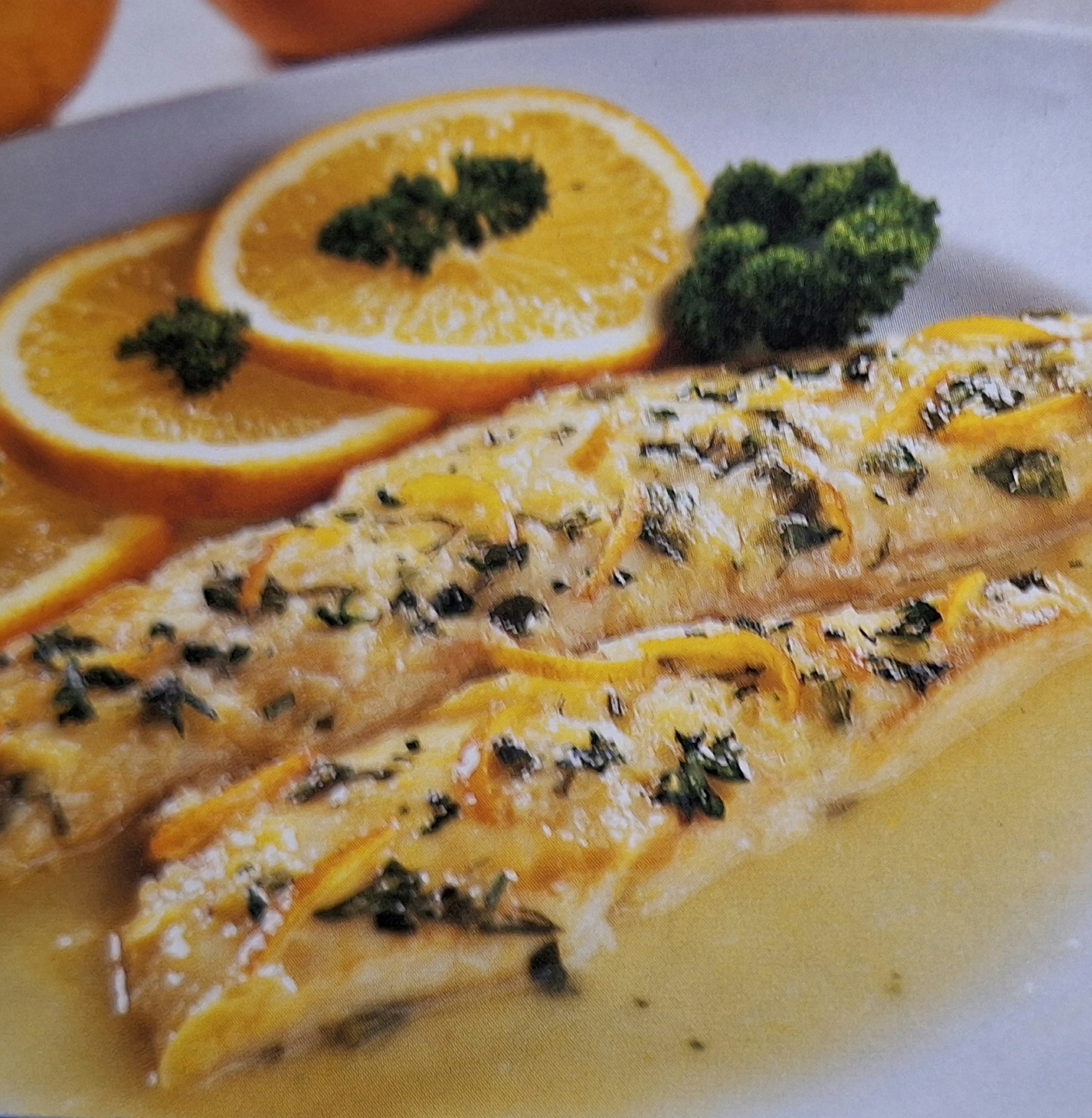 Pescado a la naranja 